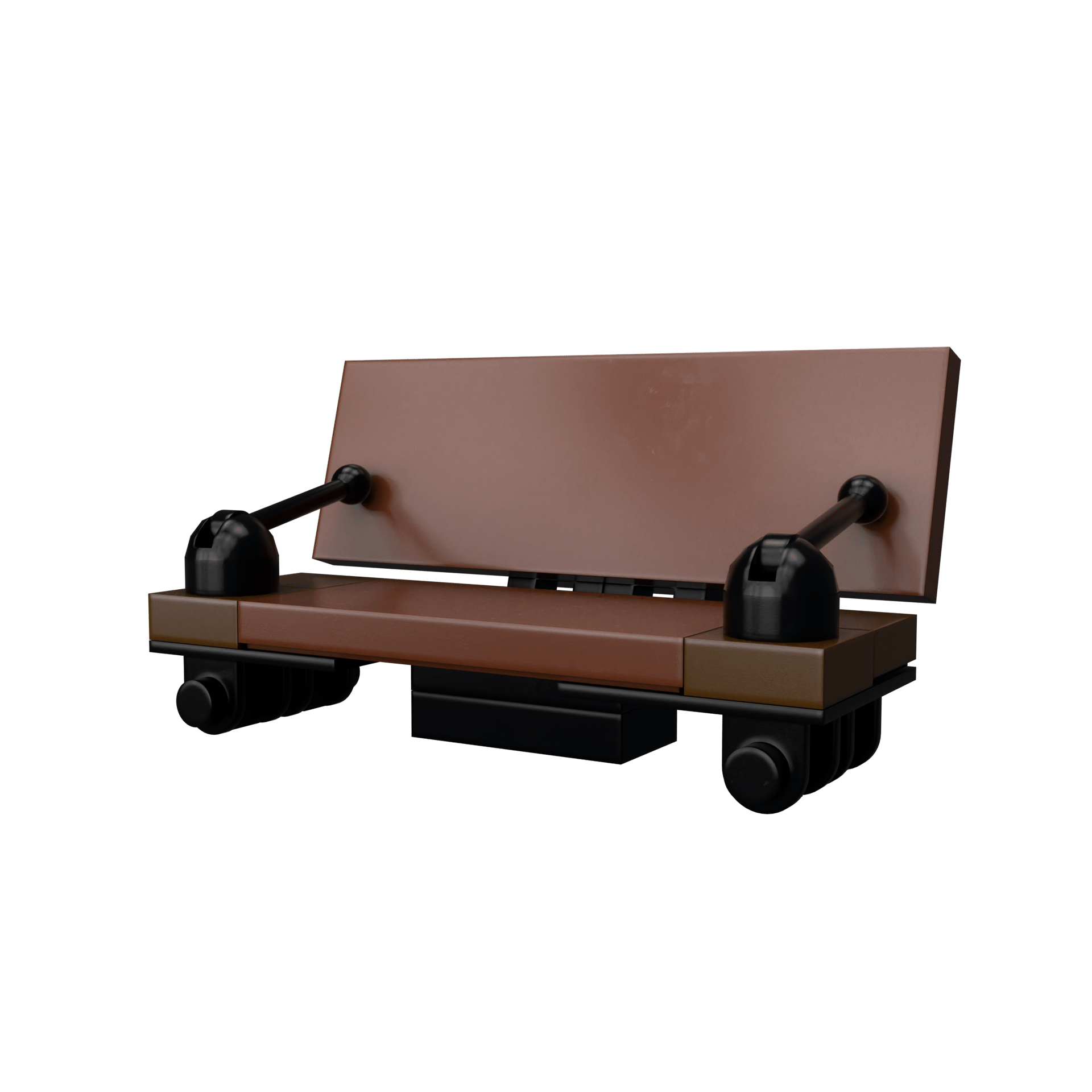 LEGO Bench with Armrests MOC - Image 1