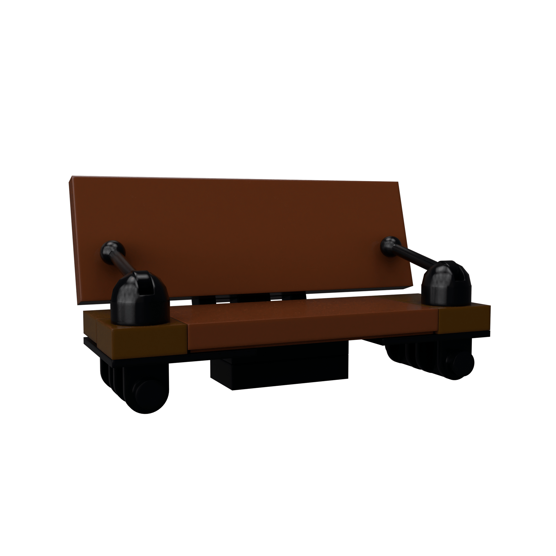 LEGO Bench with Armrests MOC - Image 2