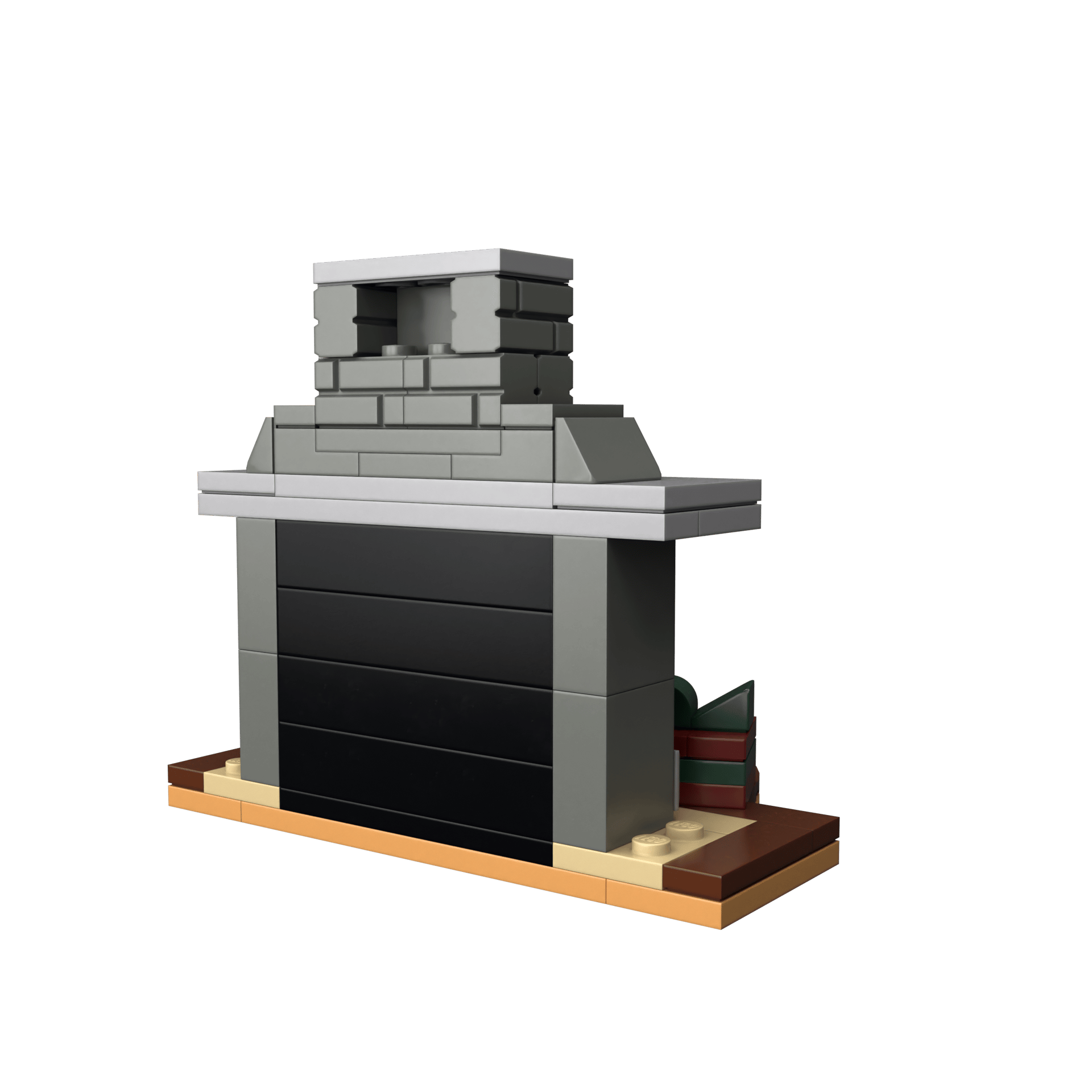 LEGO Christmas Fireplace MOC - Image 3