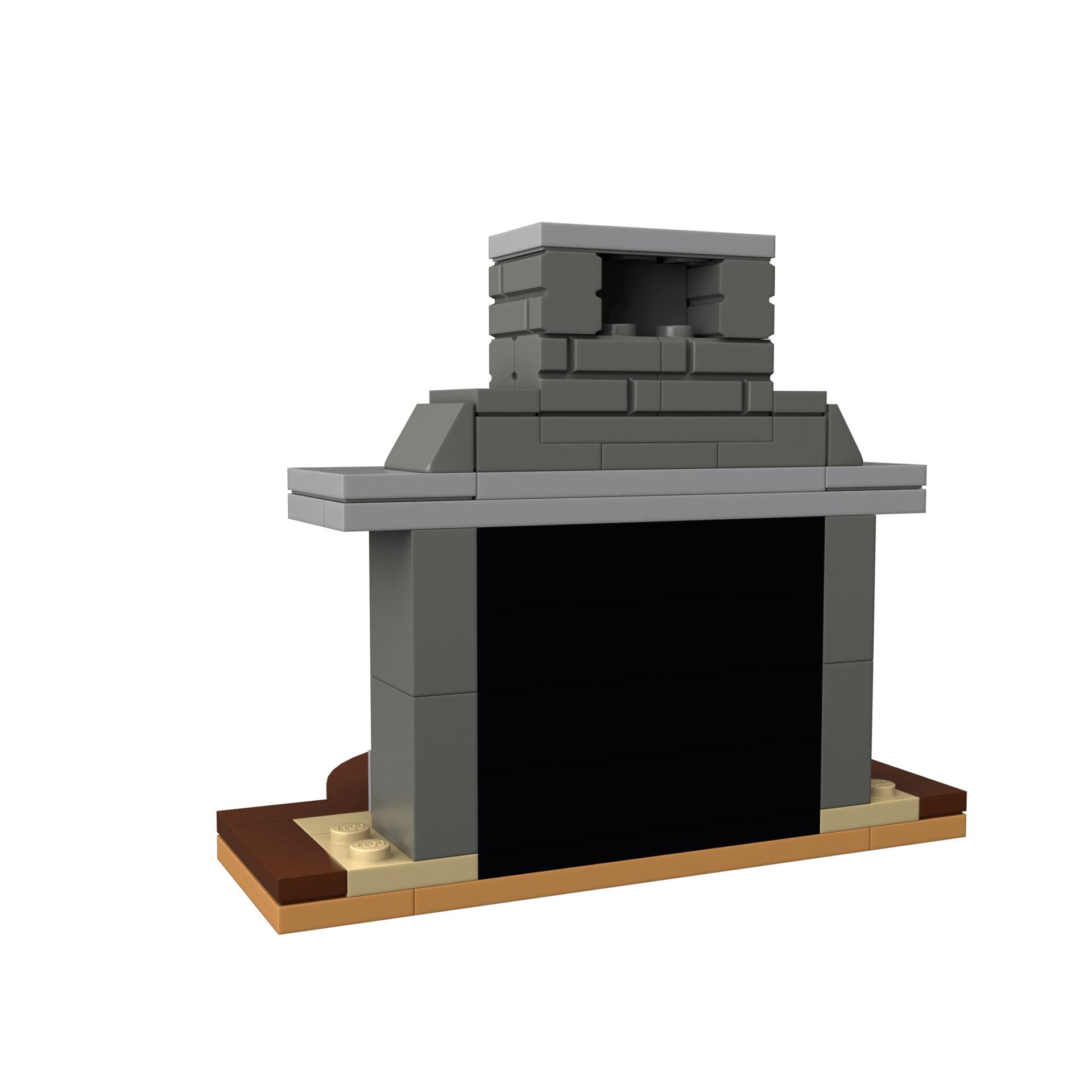 LEGO Christmas Fireplace MOC - Image 4