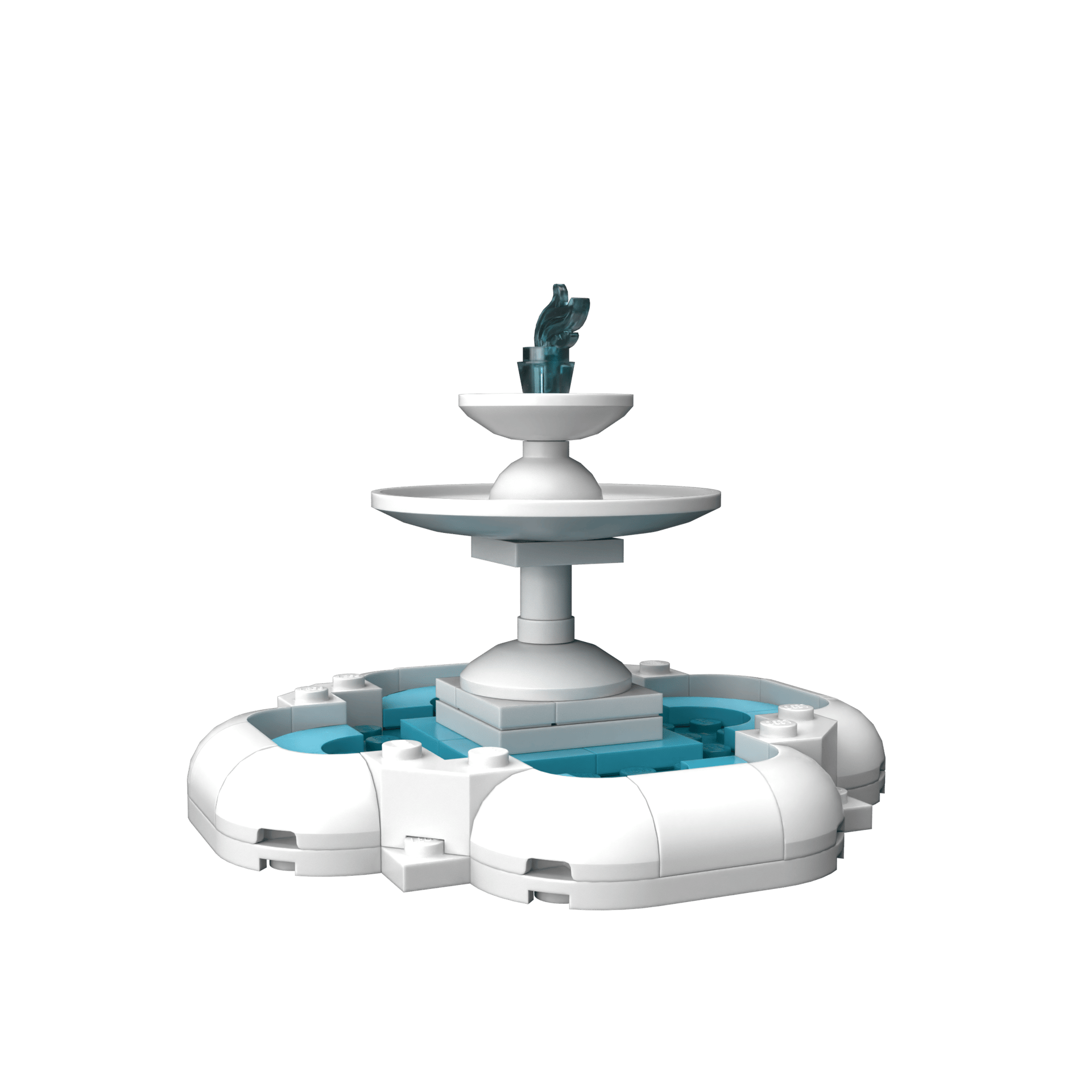 LEGO Park Fountain MOC - Image 4