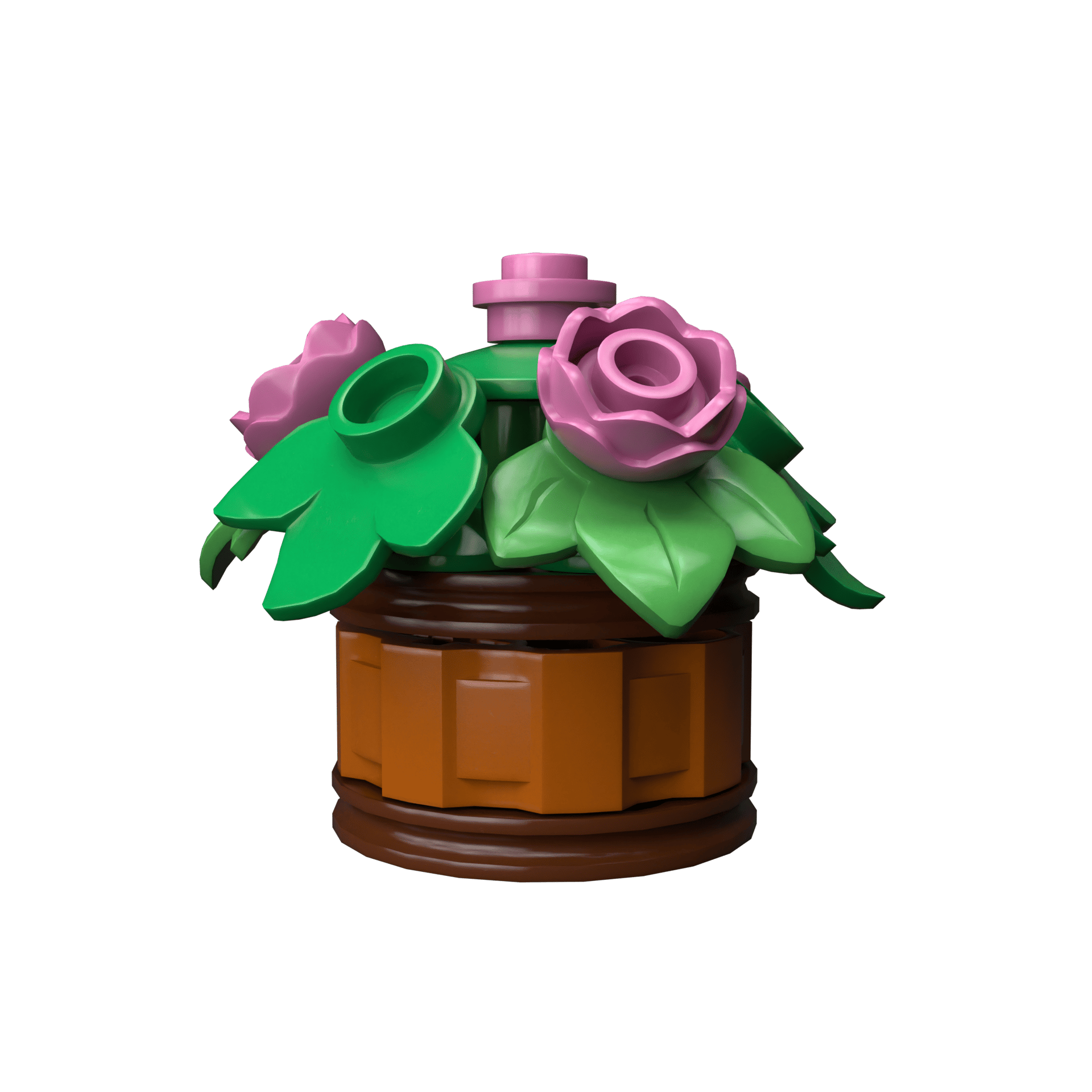 LEGO Rose Flower Pot MOC - Image 3