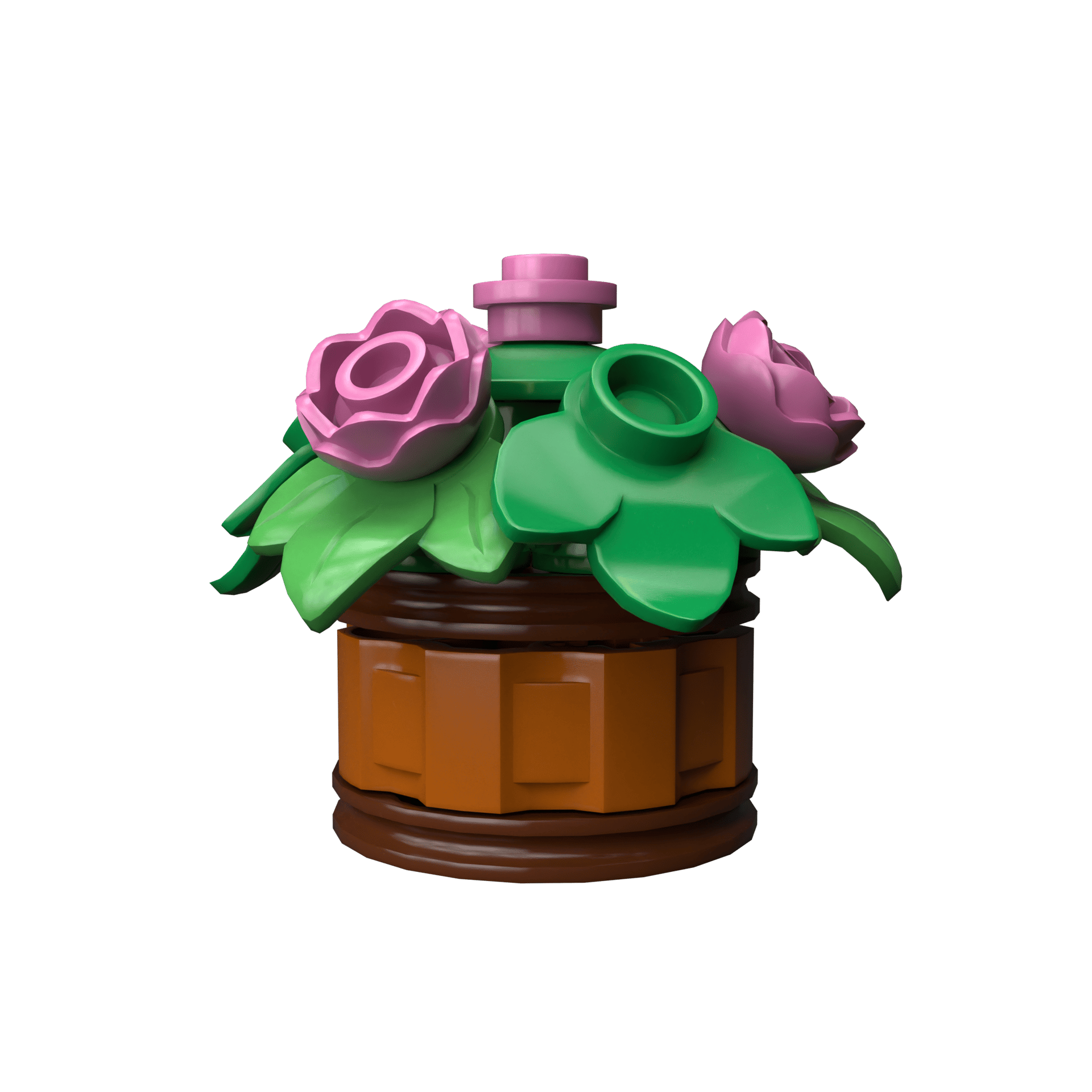 LEGO Rose Flower Pot MOC - Image 4
